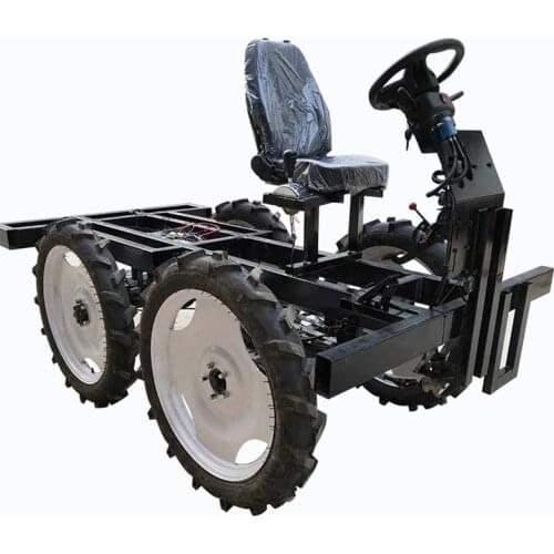 Custom-made electric four-wheel vehicle farm vehicle field vehicle with wide tires and heavy-duty chassis