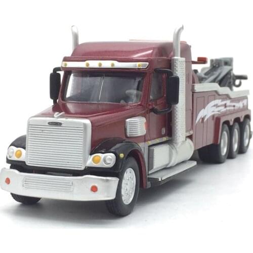1:55 Freightliner 23cm Heavy Trailer Alloy Car Model Diecasts Simulation Collection Kids Toys