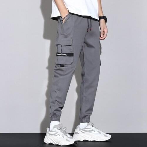 Mens 2021 New Hip Hop Streetwear Trousers Multi Pocket Cargo Pants Korean Fashion Brand Classic Joggers Plus Size Pants M-8XL