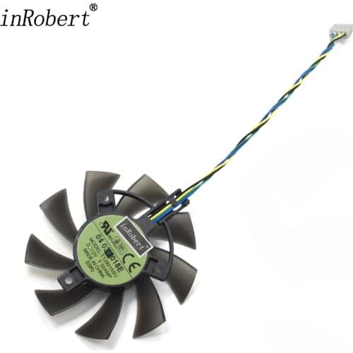 75MM T128015SU FD7010H12S FD8015U12S Cooler Fan Replacement For ASUS DUAL GTX 1050 1050TI Graphics Card Cooling Fans