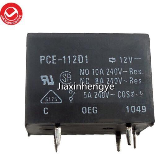 PCE-112D1H 12V 10A Original and New 1PCS