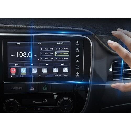 Lsrtw2017 Car Navigation Screen Anti-scratch Tempered Film for Mitsubishi Outlander 2016 2017 2018 2019 2020 Accessories Sticker