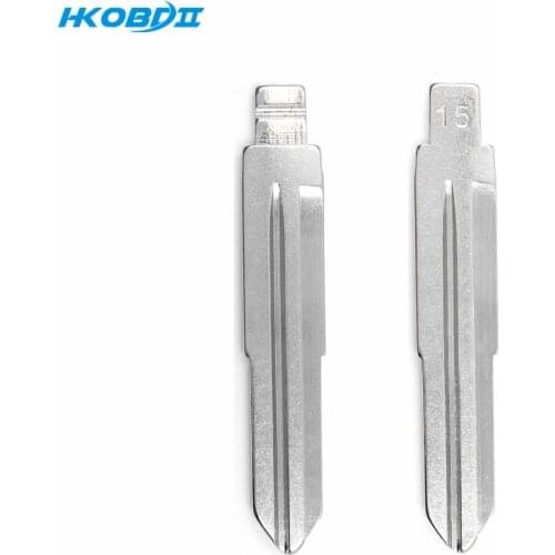 HKOBDII 2PCS/Lot 15# HY14 Uncut KD Remote Blade Car Key Blade Type #15 for Hyundai for Kia for Suzuki for Jeep for Mitsubishi