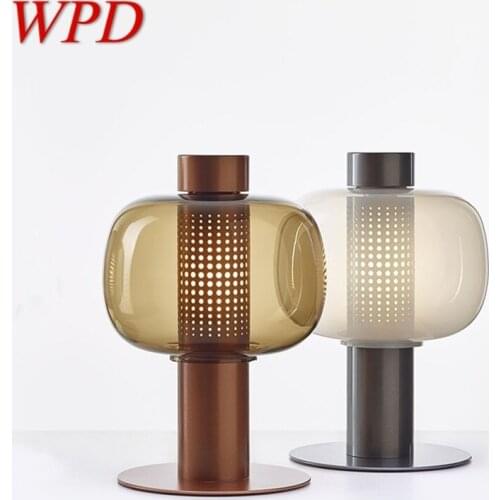 WPD Nordic Table Light Contemporary Simple Desk Lamp LED for Home Bed Room Decoration