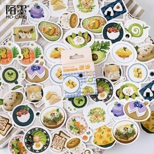Encounter Delicious Food Decorative Stickers Adhesive Stickers DIY Decoration Diary Stickers