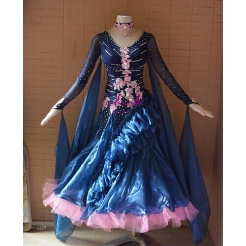 KAKA DANCE B1436,New Dance Wear Ballroom Standard Dance Dress,Waltz Competition Dress,Women,Ballroom Dance Dress