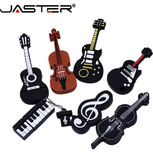 JASTER Cartoon Mini musical instrument series USB Flash Drive 8GB 16GB 32GB 64GB 128GB Pen Drives External storage U disk