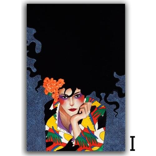 Abstract Hair Girl Printed 11CT Cross-Stitch Embroidery Patterns DMC Threads Craft Painting Handiwork Hobby Counted Wholesale