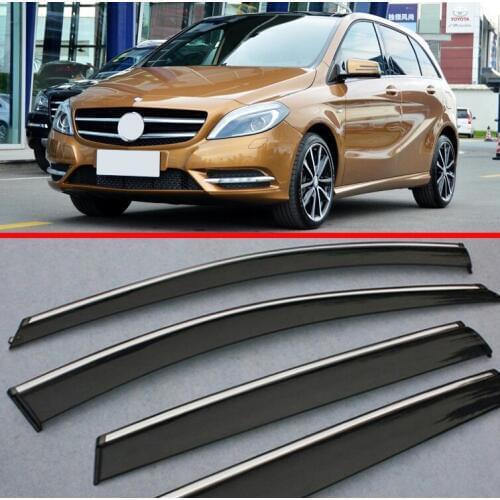 For Benz B-Class B180 B200 2013 2014 2015 2016 Window Wind Deflector Visor Rain/Sun Guard Vent