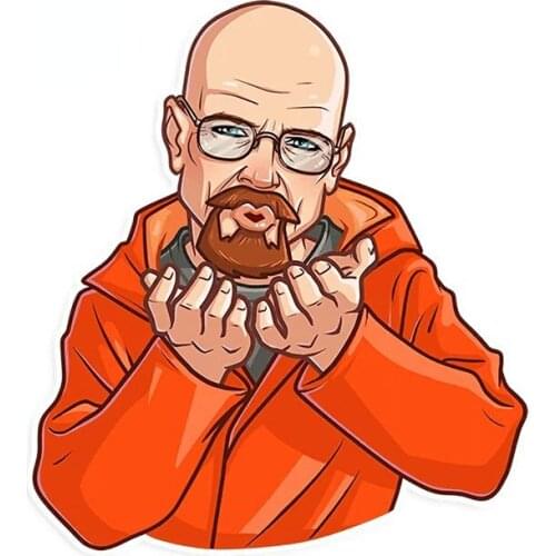 13cm x 11.8cm for Funny Car Stickers Waterproof Scratch-Proof Decals Refrigerator Motorcycle Decoration