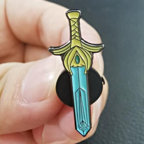 She-ra Sword Brooch Stunning LE 100 Enamel Pin The princess of Power Badge 80s justice Jewelry