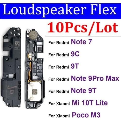 10pcs/lot For Xiaomi Redmi Note 7 New Loudspeaker Compatible Loud Speaker Buzzer Ringer Flex Cable Board