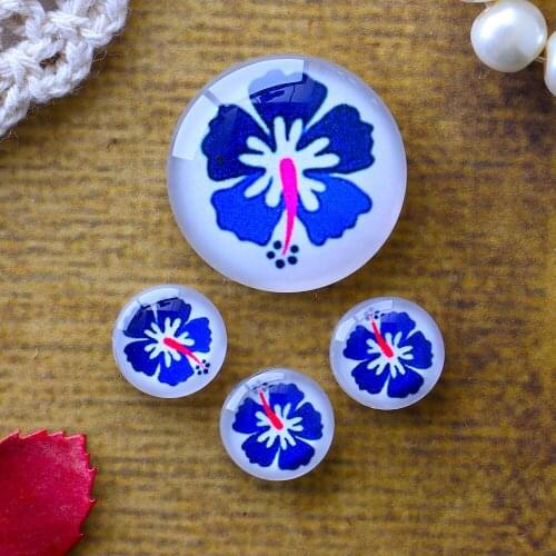 12mm 25mm 14mm 16mm 18mm 20mm Photo Glass Cabochons Round Cameo Set Handmade Settings Flowers 05