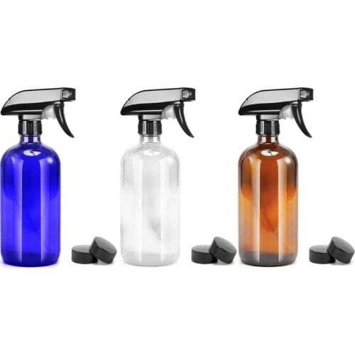 27RC 2pcs 250ml Empty Glass Spray Bottles Refillable Container for essential Oils