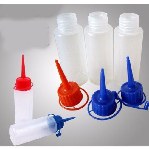 30pcs 60ml Beak plastic bottle dropper bottle Empty paint ointment bottle painting sand painting glitter glue plastic bottle