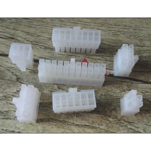 5557 4.2mm 2P 4P 6P 8P 10P 12P 14P 16P 18P 20P 22P 24P white male plug plastic shell for car computer power connectors Housing