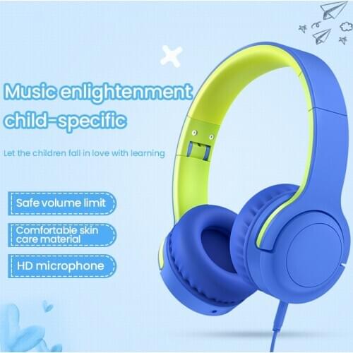 New Kid Wireless Bluetooth Headset High Quality Stereo Noise Canceling Earphones With Microphone For Study Game Protect Hearing
