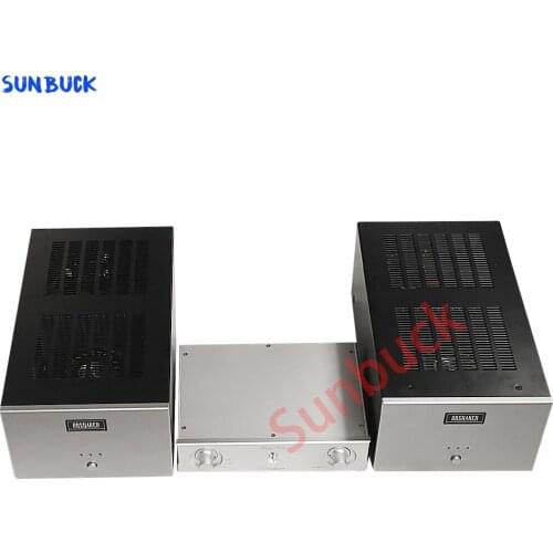 No loop negative feedback HIFI split machine 100W 2.0 single-ended Class A Preamplifier Rear Amplifier combination Amplifier