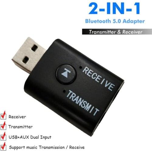 Bluetooth-compatible 5.0 Audio Receiver Transmitter Mini Stereo AUX RCA USB 3.5mm Jack For TV PC Car Kit Wireless Adapter