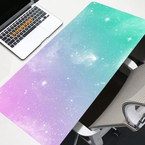 Galaxy Mouse Pad Large XL 900x400 Gamer Rubber Gaming Mousepad Keyboard Laptop Computer Speed Mice PC Space Desk Mat Mausepad
