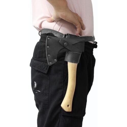 Medieval Viking Warrior Ax Cover Nordic Hatchet Carry Case Tomahawk Holder Frog Celtic Knight Fighting Axe Sheath Kit For LARP