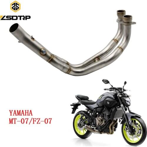 Good shipping ZSDTRP Motorcycle Modifiy exhaust pipe case for Yamaha FZ-07/MT-07 model Stainless steel material