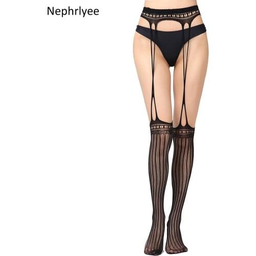2021 New Arrival Sexy Suspenders Stockings Women Lace Sexy Stockings Temptation Erotic Lace Thigh High Pantyhose Lingerie 1151