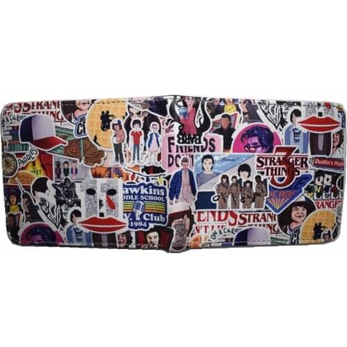 Anime Cartoon Stranger Things Season Montauk Wallet With Card Holder Coin Pocket