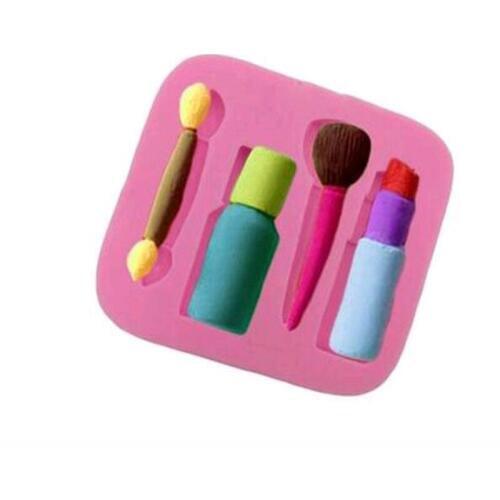 Creative Makeup Silicone Cake Mold Design Lipstick Fondant Cake Moulds 3D Soap Chocolate Decorative Baking Bakeware Kitchen