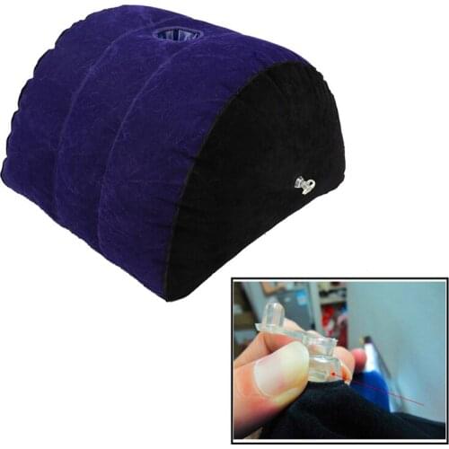 Multipurpose Half Moon Pillow Inflatable Pump Air Mount Coupe Sex Women G Spot Position Cushion Bedroom Fun Body Support Mat