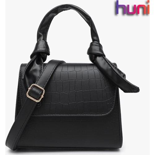 New Fashion Women Handbags Simple Crocodile Pattern Shoulder Bag Versatile Portable Small Bag Diagonal Bags Cute Large Capacity
