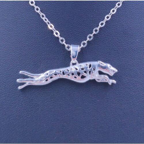 Greyhound Teddy Necklace Dog Animal Pendant Gold Silver Plated Jewelry For Women Male Female Girls Ladies Kids Boys N133