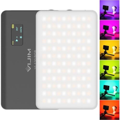 VIJIM VL-3 Full Color RGB LED Video Light With OLED Display Photography Studio Light for Canon Nikon Sony DSLR Fill Light
