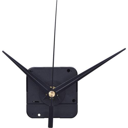 DIY High Torque Clock Mechanism, 3/ 10 Inch Maximum Dial Thickness, 4/ 5 Inch Total Shaft Length (Black)