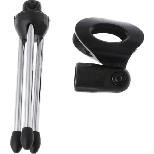 Folding Adjustable Desktop Handheld Mic Microphone Clip Holder Stand Tripod A-1