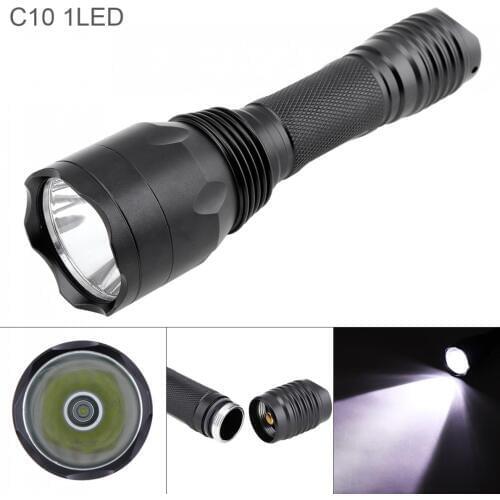 C10 18650 Ultra Bright XPG2 R51A Lamp Beads White Light LED Flashlight Waterproof Shockproof Flashlight for Lighting / Fishing