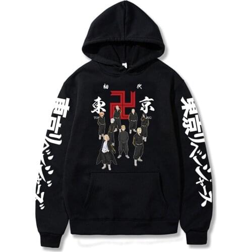 Hot Tokyo Revengers Sweatshirt Women Men Long Sleeve Costume Hoodies Harajuku Sudadera