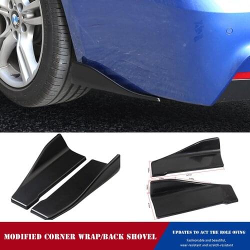 Universal Car Rear Bumper Apron Left Right Bottom Line Spoiler Apron Spoiler Side Skirt Universal Car Accessories