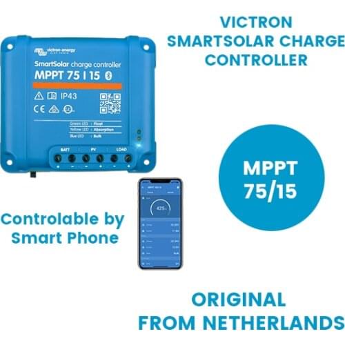 VICTRON SMART SOLAR (75/15) 15 AMPS MPPT SOLAR power BATTERY CHARGER CONTROL DEVICE