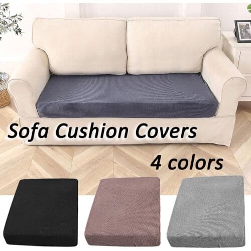1/2/3 Seater Waterproof Corduroy Sofa Cover Anti-Slip Elastic Cushion Covers Living Room Washable Recliner Furniture Protector