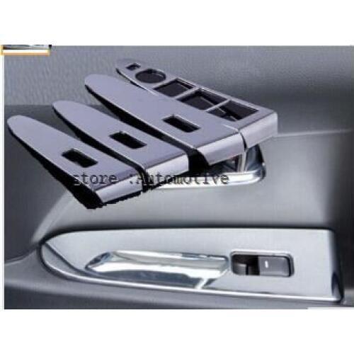 Accessories FIT FOR KIA SPORTAGE 2010 2011 2012 2013 2014 2015 CHROME INTERIOR DOOR WINDOW SWITCH PANEL COVER TRIM BEZEL