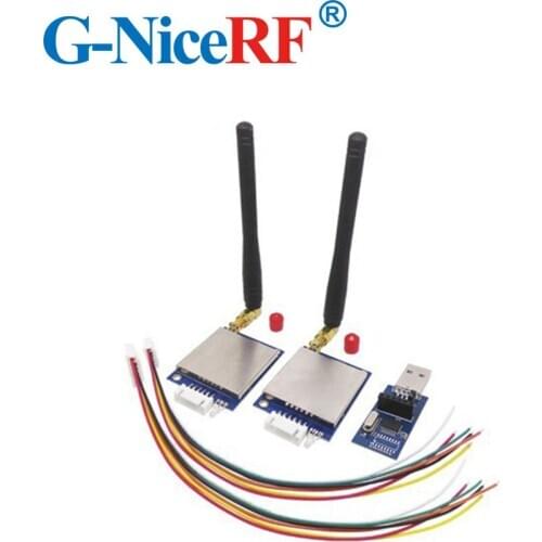 2pcs SV651 433MHz Low Cost 27dBm 500mW Si4432 TTL Wireless Data Transmitter with shielding case (not including Antenna)