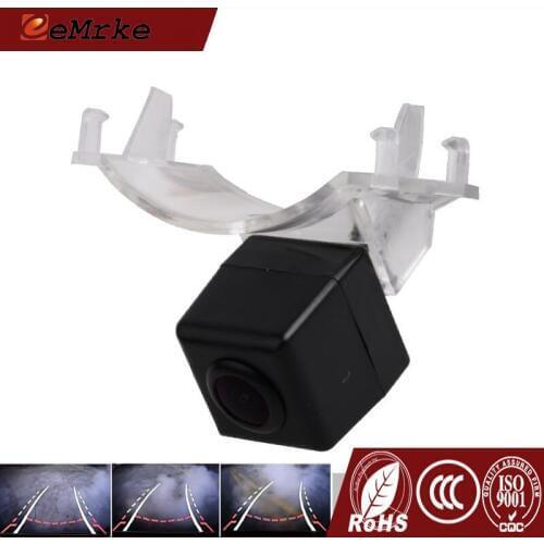 EEMRKE For Mazda CX-9 TB 2006-2014 Dynamic Trajectory Parking Line Car Reverse Rearview Reversing Tracks Camera