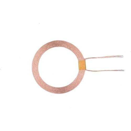 Taidacent 10PCS 10uH 29mm Electromagnet Bobbin Coil Flat Wire Air Core Induction Inductor Wireless Charge Supply Coil
