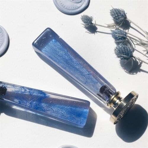 Custom European Retro Stamps Wax Seal Kit Detachable Resin Stamp Set Sealing Beads for Envelope Wedding Packaging Gifts Postcard