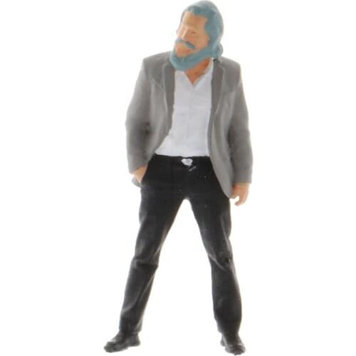 1/64 Resin Miniature Tiny Figures Professor Model Set Scene Diorama Layout S