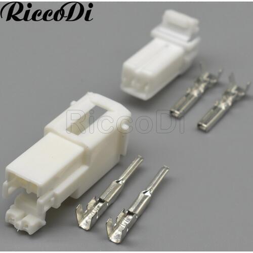 1/5/20Sets 2 Way Male Female Audio Socket Tweeter Plug Auto Automotive Instrument Station Connector 174463-1 For Mazda CX5