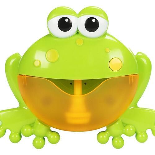 Frog Bubble Machine 12 Songs Musical Bubble Maker Baby Children Bath Shower Toys M09