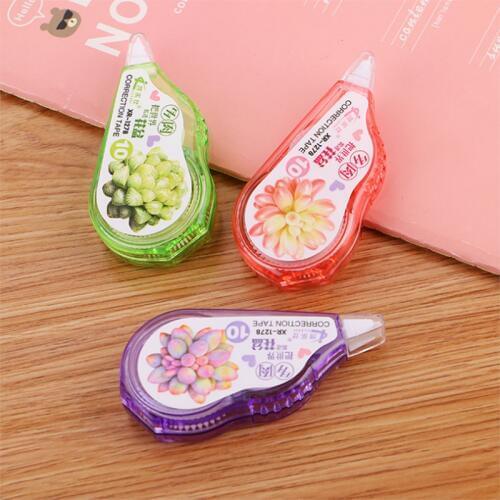1pc Cute Correction Tape Kawaii Fox Succulent Corrective Concealer Tape Bullet Journal Korean Stationery Office School Supplies