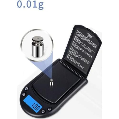 Mini Digital Scale 0.01/0.1g High Accuracy Backlight Electric Pocket For Jewelry Gram Weight For Kitchen